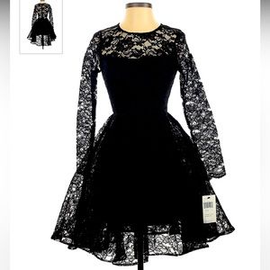 ABS Allen Schwartz Black Dress